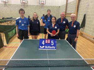 table tennis teams hadicap cup
